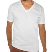Erkek BEYAZ %100 Pamuklu Tişört (T-Shirt) baskı (v yaka) kısa kollu / ET03