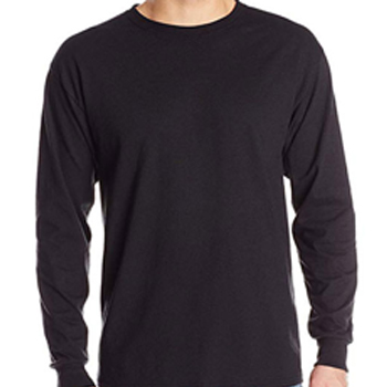 Erkek RENKLİ %100 Pamuklu Tişört (T-Shirt) baskı (0 yaka) uzun kollu / ETR02