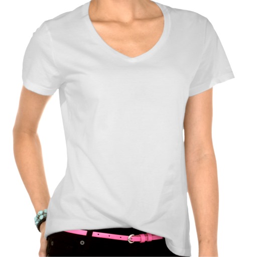 KADIN BEYAZ %100 Pamuklu Tişört (T-Shirt) baskı (v yaka) kısa kollu / KT03